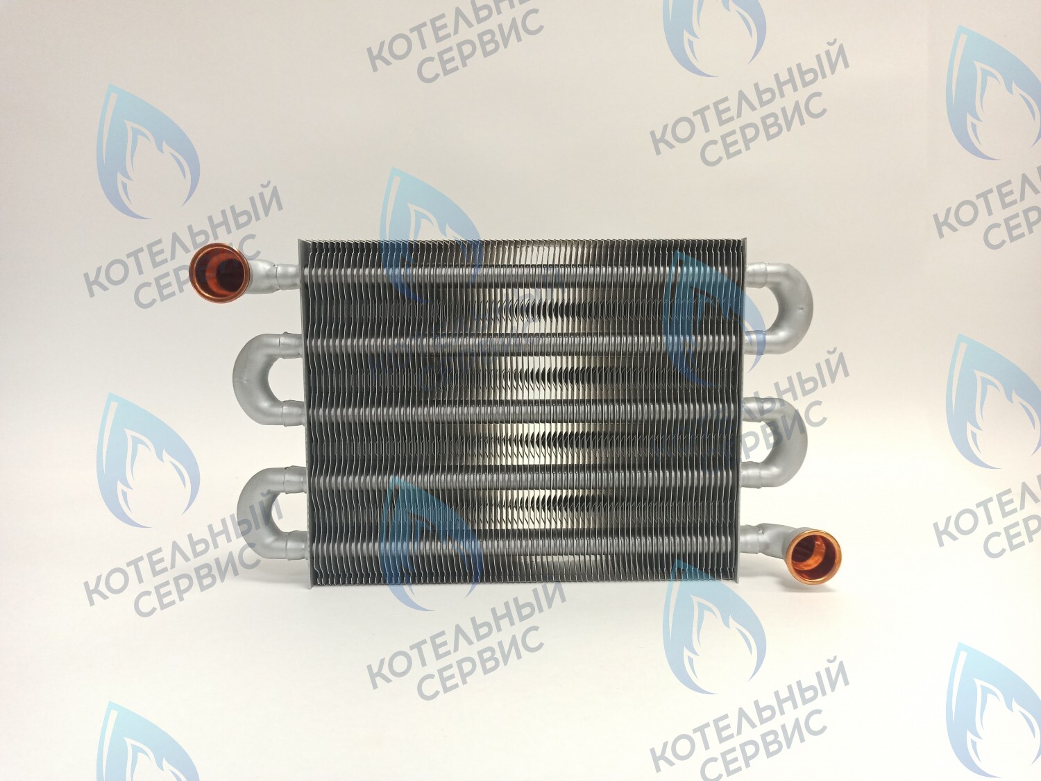 Теплообменник основной медный (первичный) в комплекте 2 трубки ARISTON ALTEAS X, CARES X, CLAS X, GENUS X, HS X