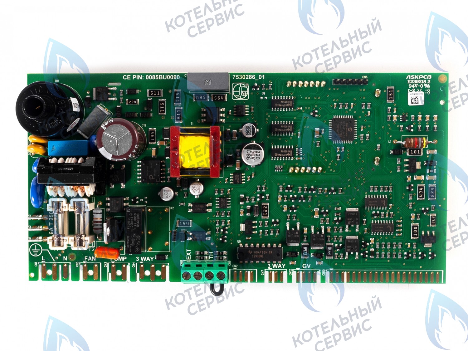 Плата управления BOSCH (GAZ 6000) WBN6000  / WBN2000 (до 01.06.2017, первая кнопка "назад")  =<FD753  (87186496770, 87186477330)