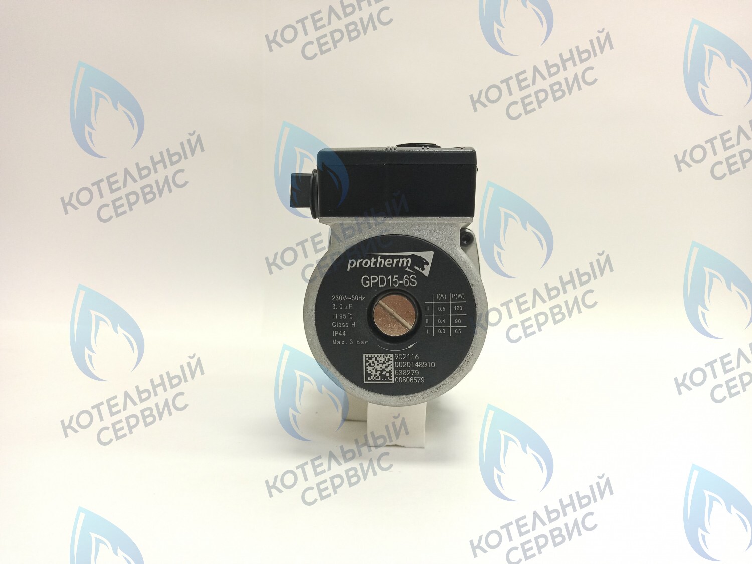 Циркуляционный насос Protherm Гепард 12 / 23 MTV / MOV GPD15-6S (H-RU) (против часовой стрелки) (втулка 40мм, колесо 70/30мм)