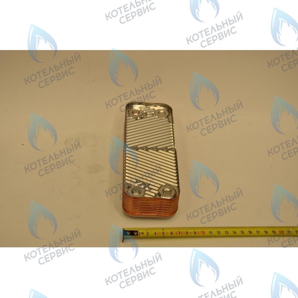 Теплообменник ГВС пластинчатый вторичный на 14 пластин ( с августа 2014 года) BAXI