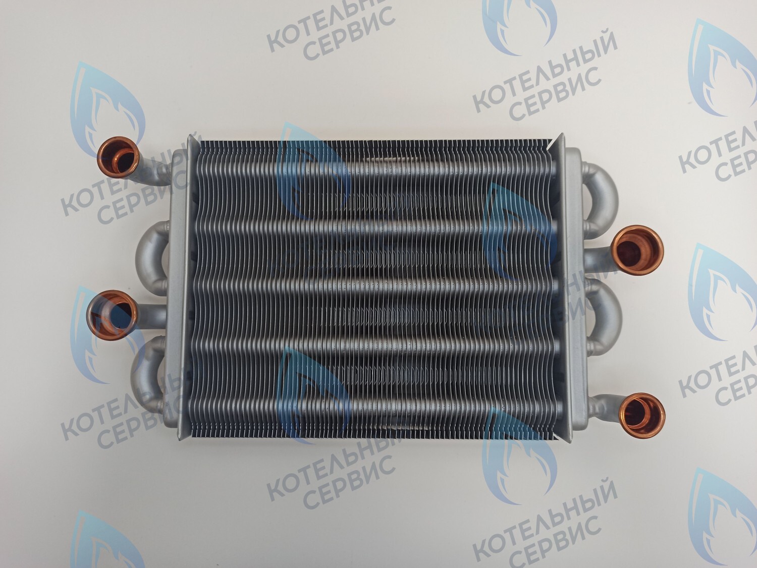 Теплообменник битермический Valmex 225мм Ferroli Domina F 11-20 N, DOMIproject F 24 D (39837660, 39837665, 37405340)