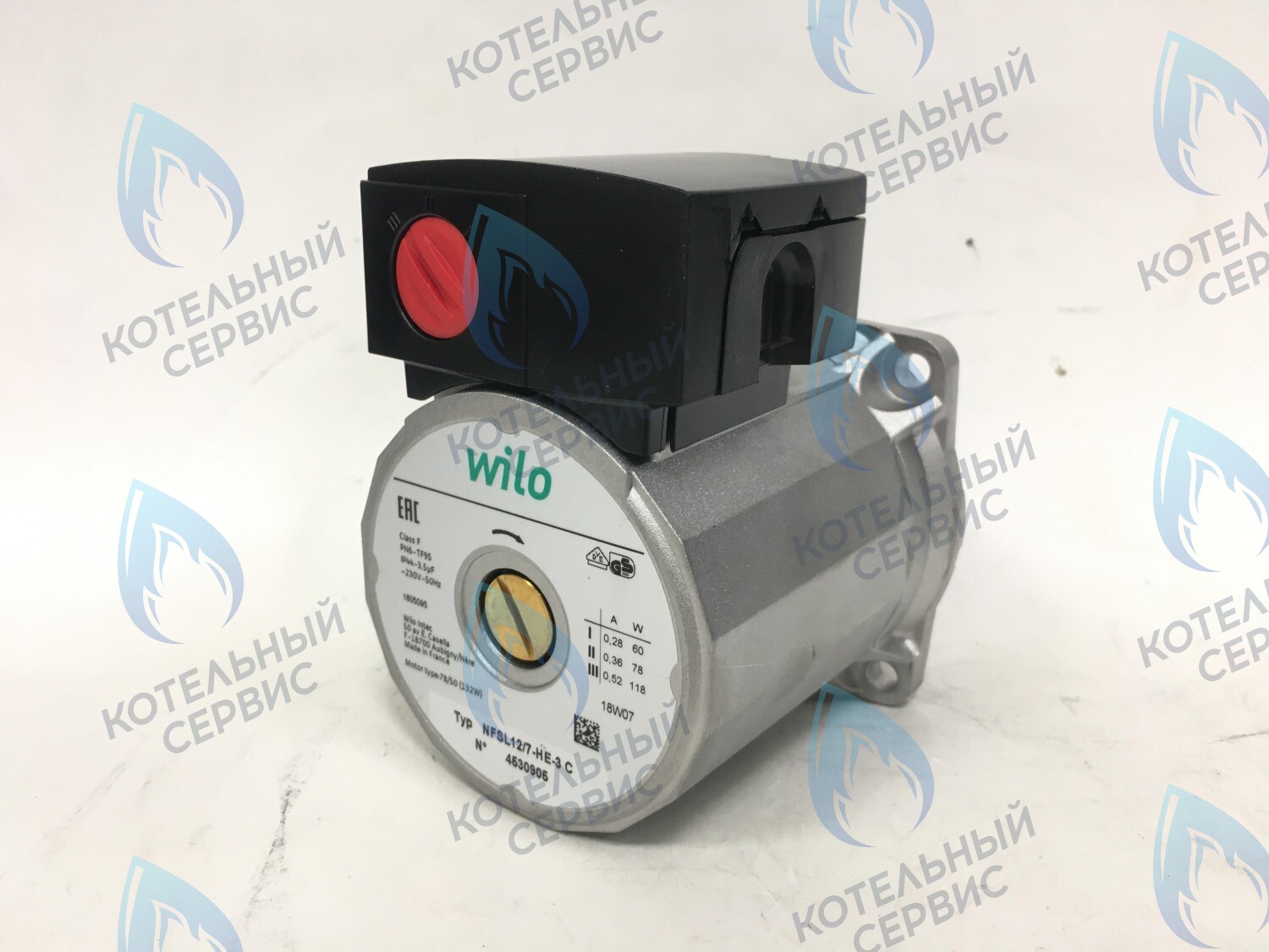 Двигатель насоса (без улитки) аналог WILO NFSL 12/7 15/7 118w