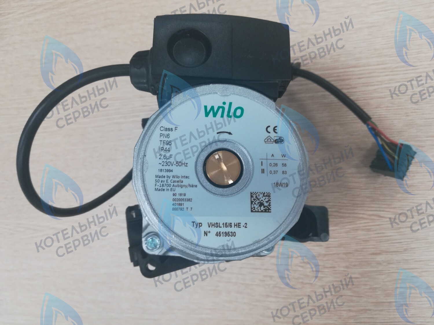 Циркуляционный насос WILO VHSL 15/6 HE-2-12 (втулка 40мм, колесо 68/21мм) Protherm Скат вер 13