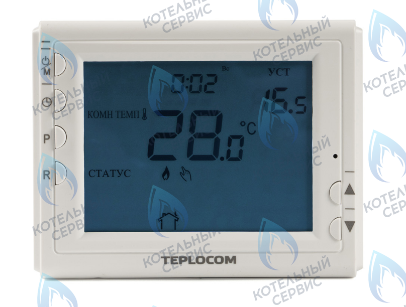 Термостат комнатный TEPLOCOM TS-Prog-2AA/8A