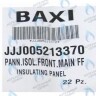 Термоизоляционная панель передняя BAXI