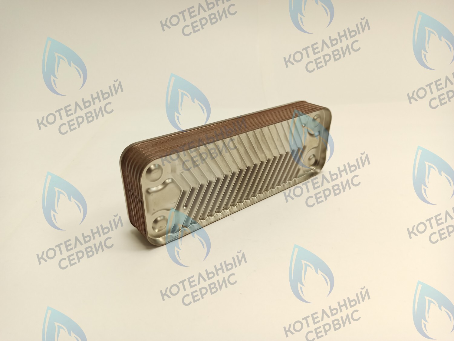 Теплообменник ГВС вторичный 12 пластин BOSCH, BUDERUS (87054062870)