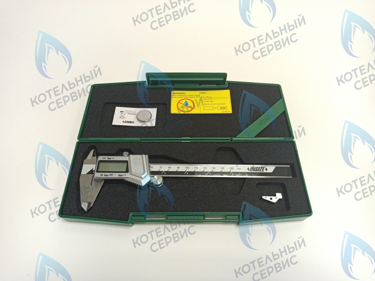 Штангенциркуль металлический INSIZE 0-150мм с ЖК дисплеем