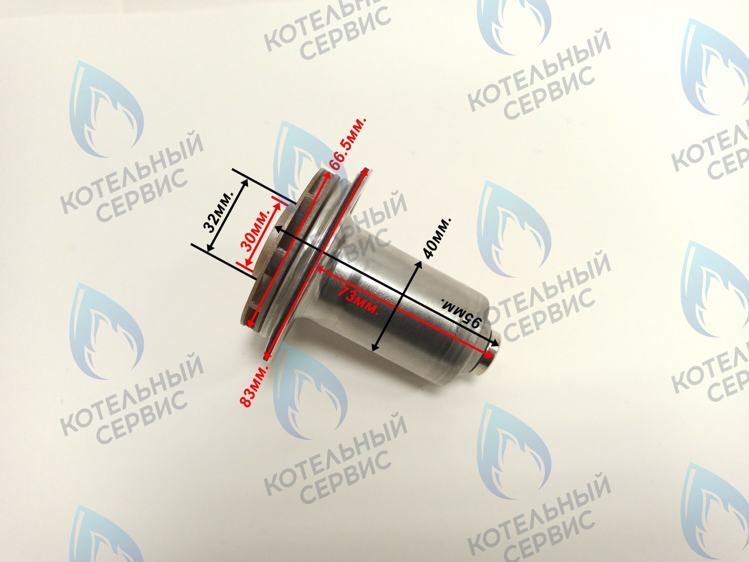 Втулка ротор насоса (против часовой стрелки) Grundfos 15-50, 75W (легко входит)