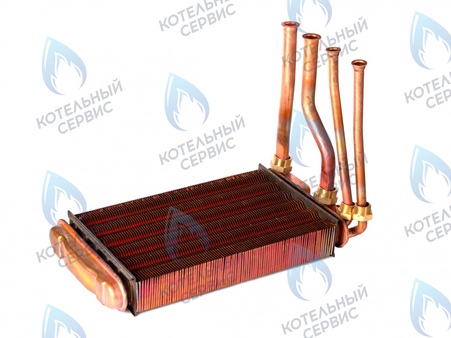 Битермический теплообменник BOSCH Gaz 4000 W ZWA24-2K(A), BUDERUS  Logamax U052/54 K U042/44  U022/24 K 24 Квт (87154065460)