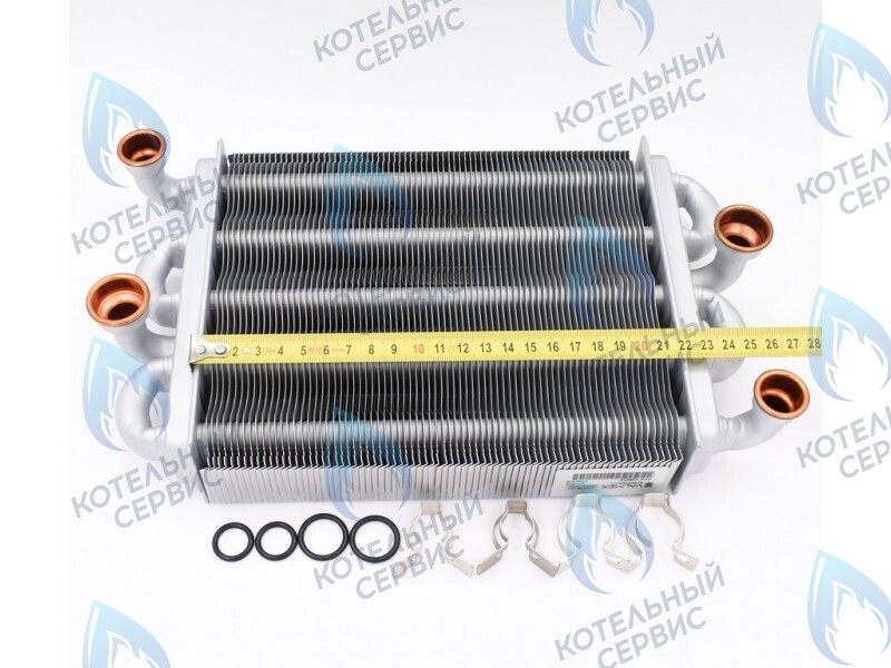 Теплообменник битермический  (37405340, 39837665) FERROLI