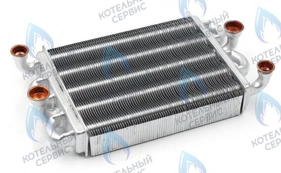 Теплообменник битермический  (37405340, 39837665) FERROLI