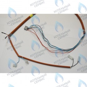 Проводка электрическая (от разъема платы CN2 к модулятору газового клапана, реле минимального давления, датчику Холла, датчику температуры ГВС). BAXI