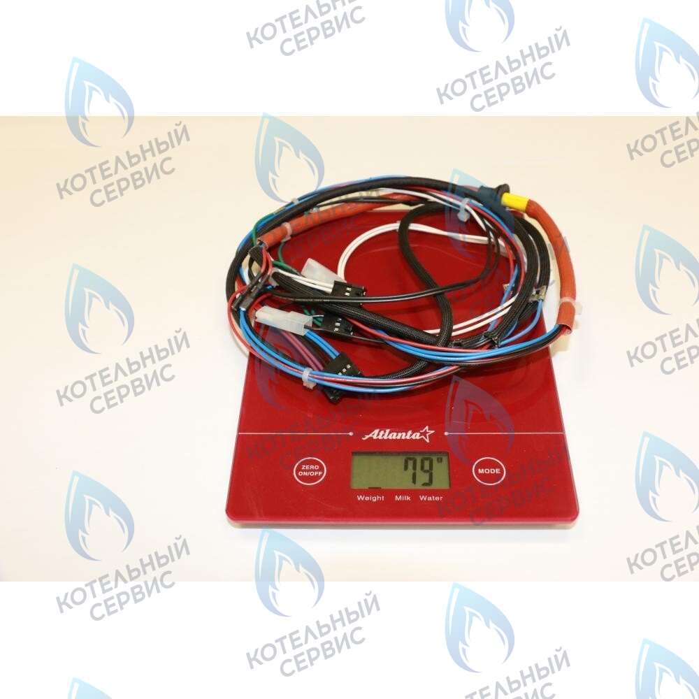 Проводка электрическая (от разъема платы CN2 к модулятору газового клапана, реле минимального давления, датчику Холла, датчику температуры ГВС). BAXI