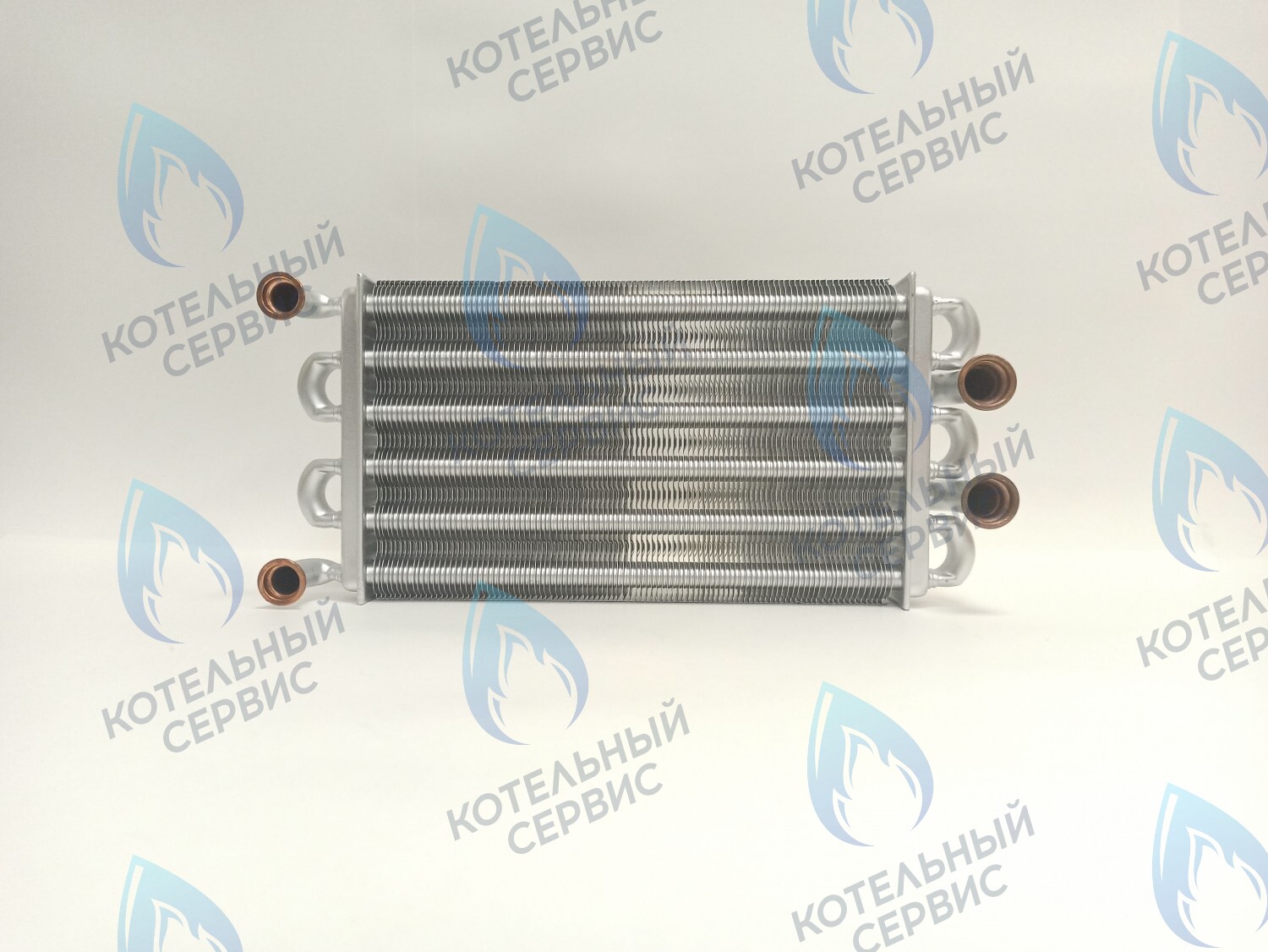 Теплообменник битермический 300мм 295мм (наружный-внутренний) Ferroli DOMIproject C/F32 (39819670, 37404120, 39819910, 37404311)