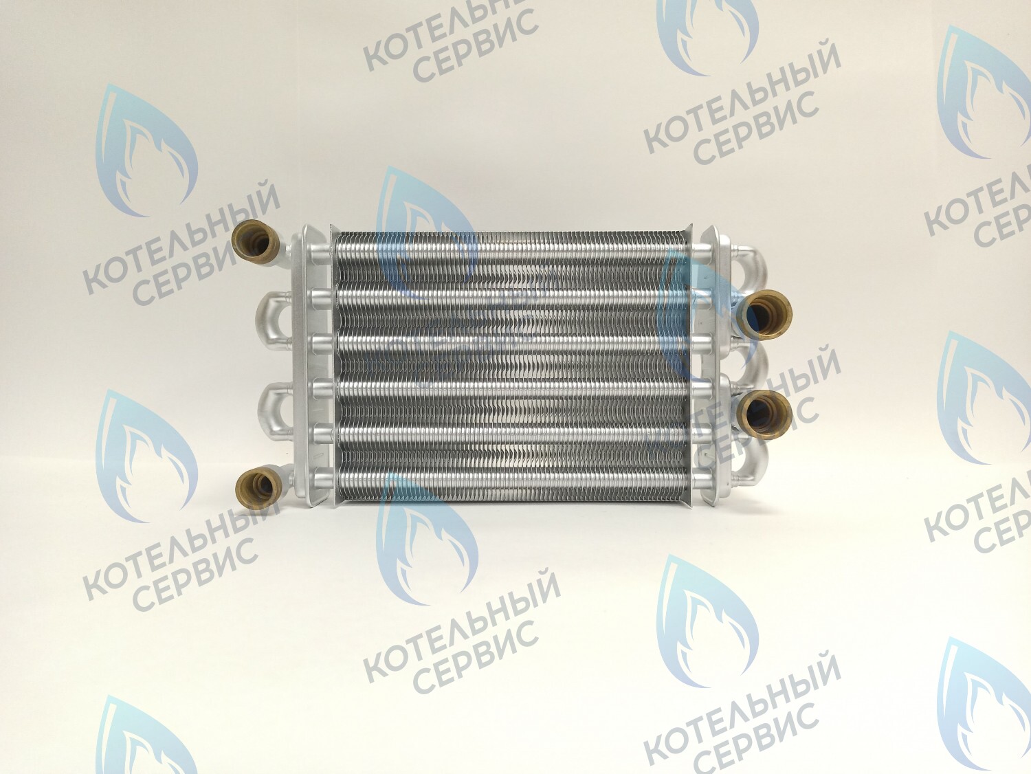 Теплообменник битермический 18кВт 210мм GAZECO 18-T1/-C1 (до 05.2016) (02-4001)