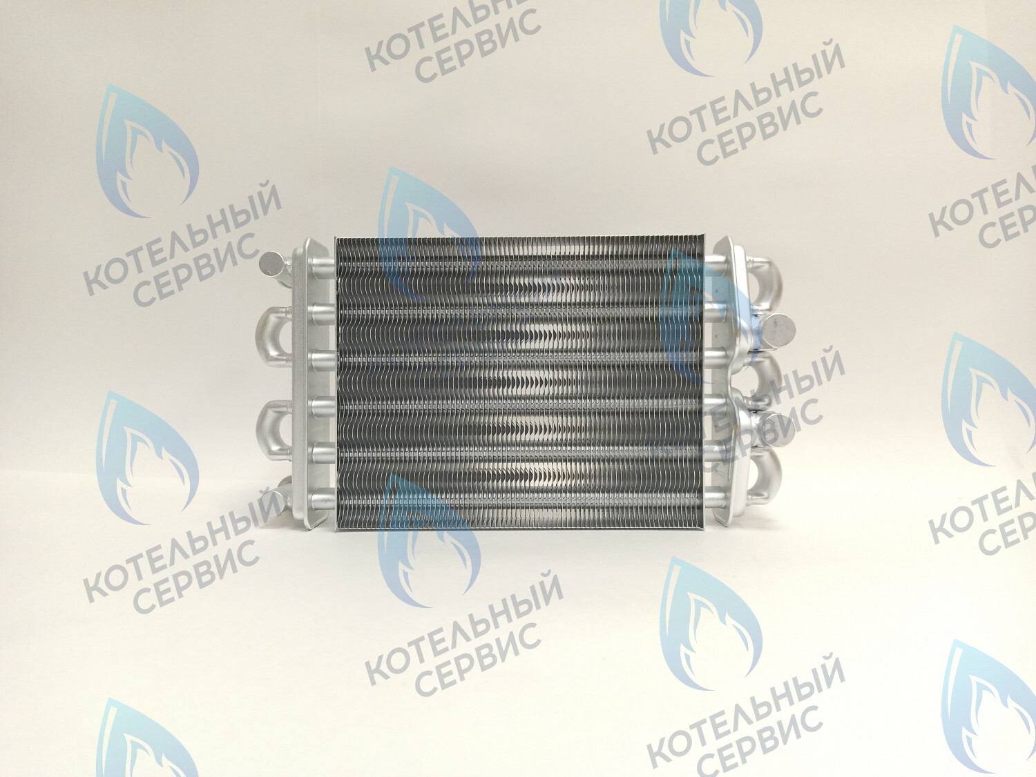 Теплообменник битермический 18кВт 210мм GAZECO 18-T1/-C1 (до 05.2016) (02-4001)