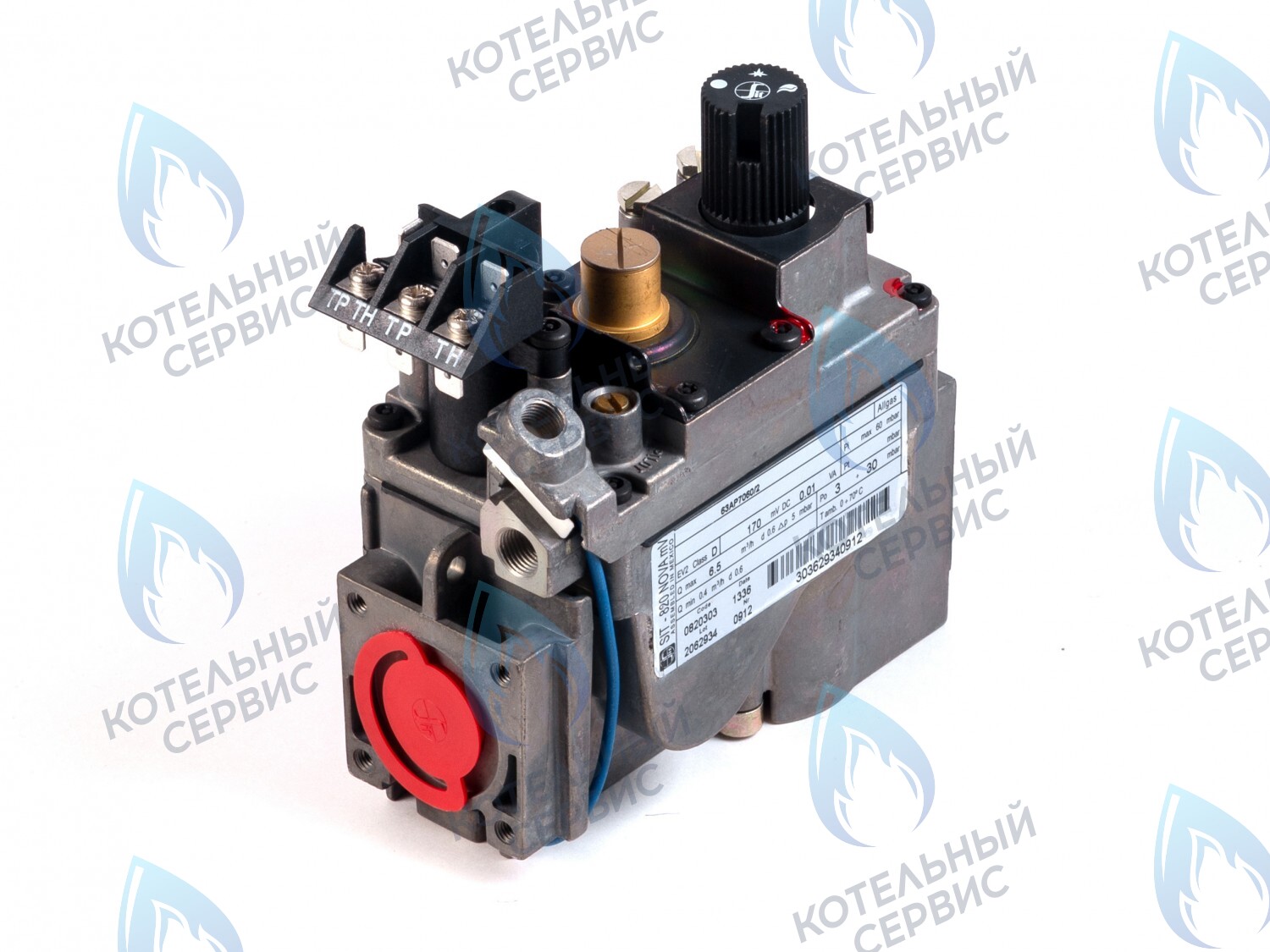 Газовый клапан SIT NOVA 820 mV 0.820.303 (0820303) под милливольтовый генератор Protherm (0020027516), LEMAX (014103), ALPENHOFF (151820303), FERROLI (39849620), ELECTROLUX (820303), ALPHATHERM