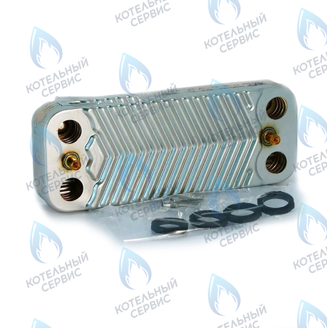 Пластинчатый теплообменник 10 пластин VIESSMANN VITOPEND 100-W A1JB 12 КВТ, 24 КВТ