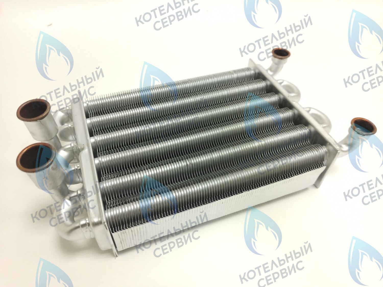 Теплообменник битермический 225 мм 88 FIN 24 кВт (AA07000031) ROYAL THERMO 24BC