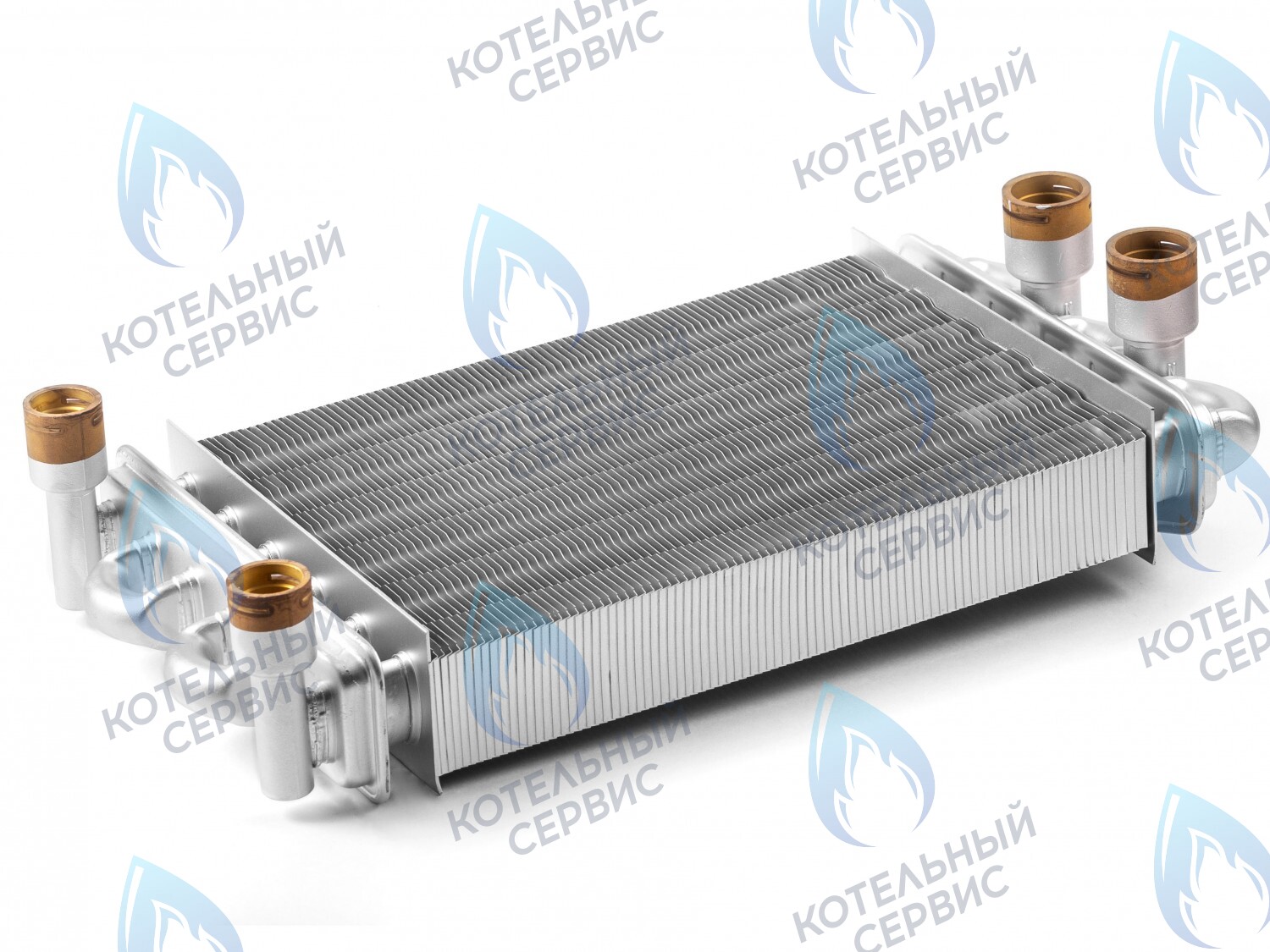 Теплообменник битермический 24 кВт 260мм GAZECO 24-T1/-C1 (до 05.2016) (02-4002), ROC(L44626)