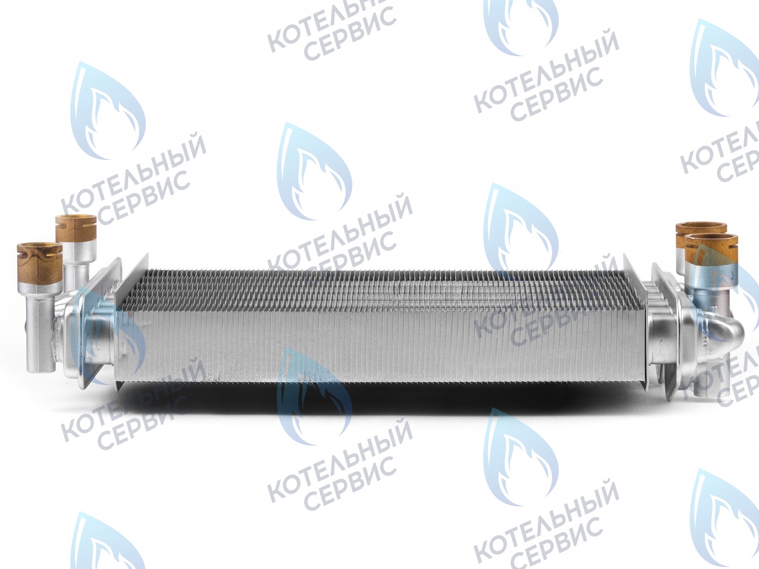 Теплообменник битермический 260мм 24кВт  Gazeco 24-T1/-C1 (до 05.2016) (02-4002), ROC(L44626)