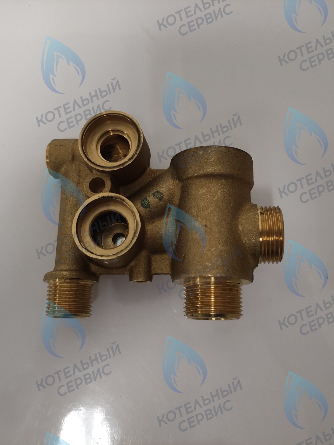 Корпус трехходового клапана воды гидрогруппа ALPHATHERM SIGMA ECO PTD 14 / 18 / 24