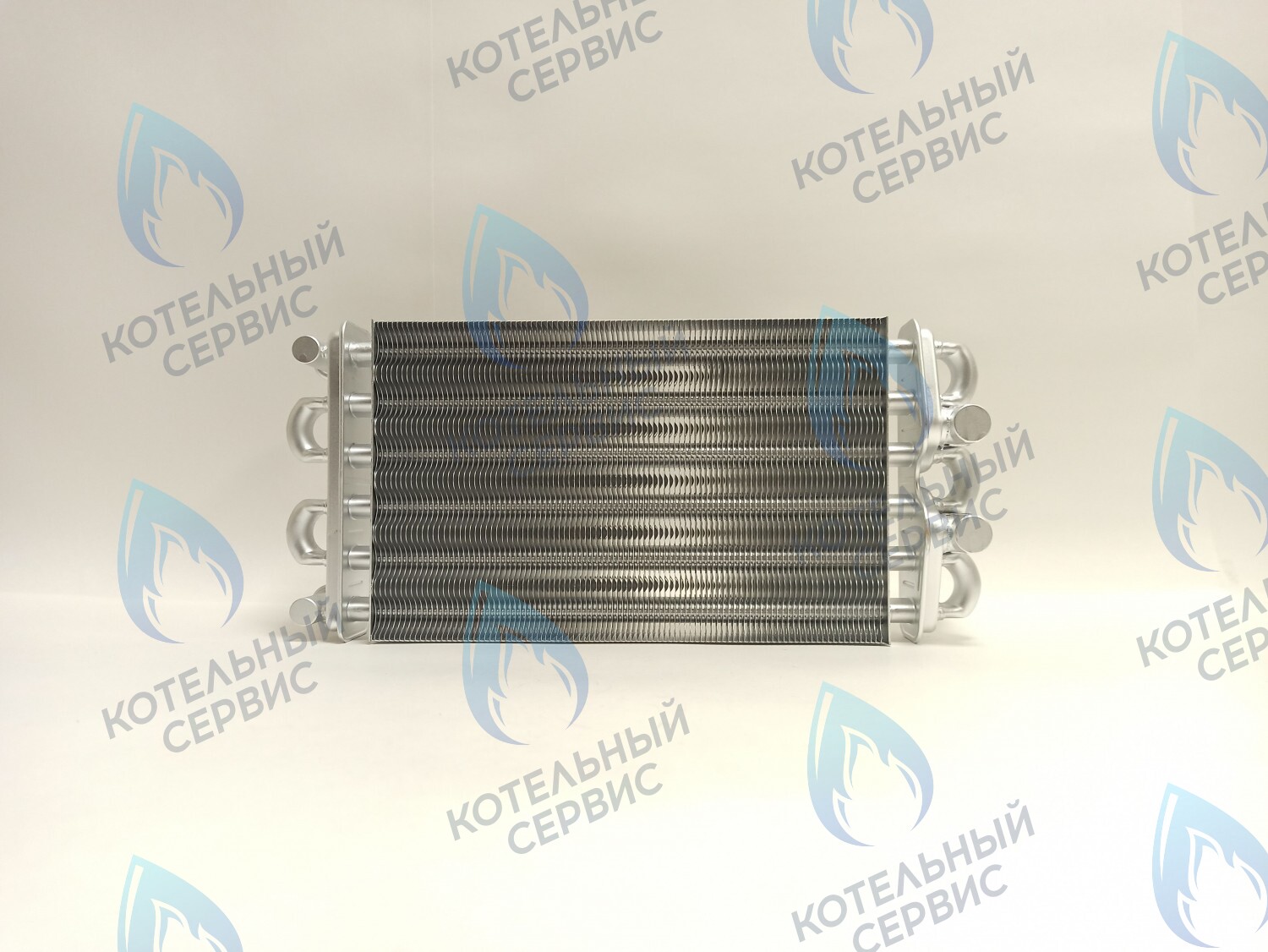 Теплообменник битермический 290мм 24кВт Gazlux Standart 24-T-1/-C-1 (02-2002)