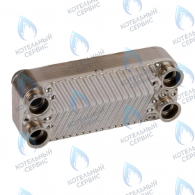 Теплообменник ГВС 250-300 (16 FIN) Daewoo KFC (5 фланцев)