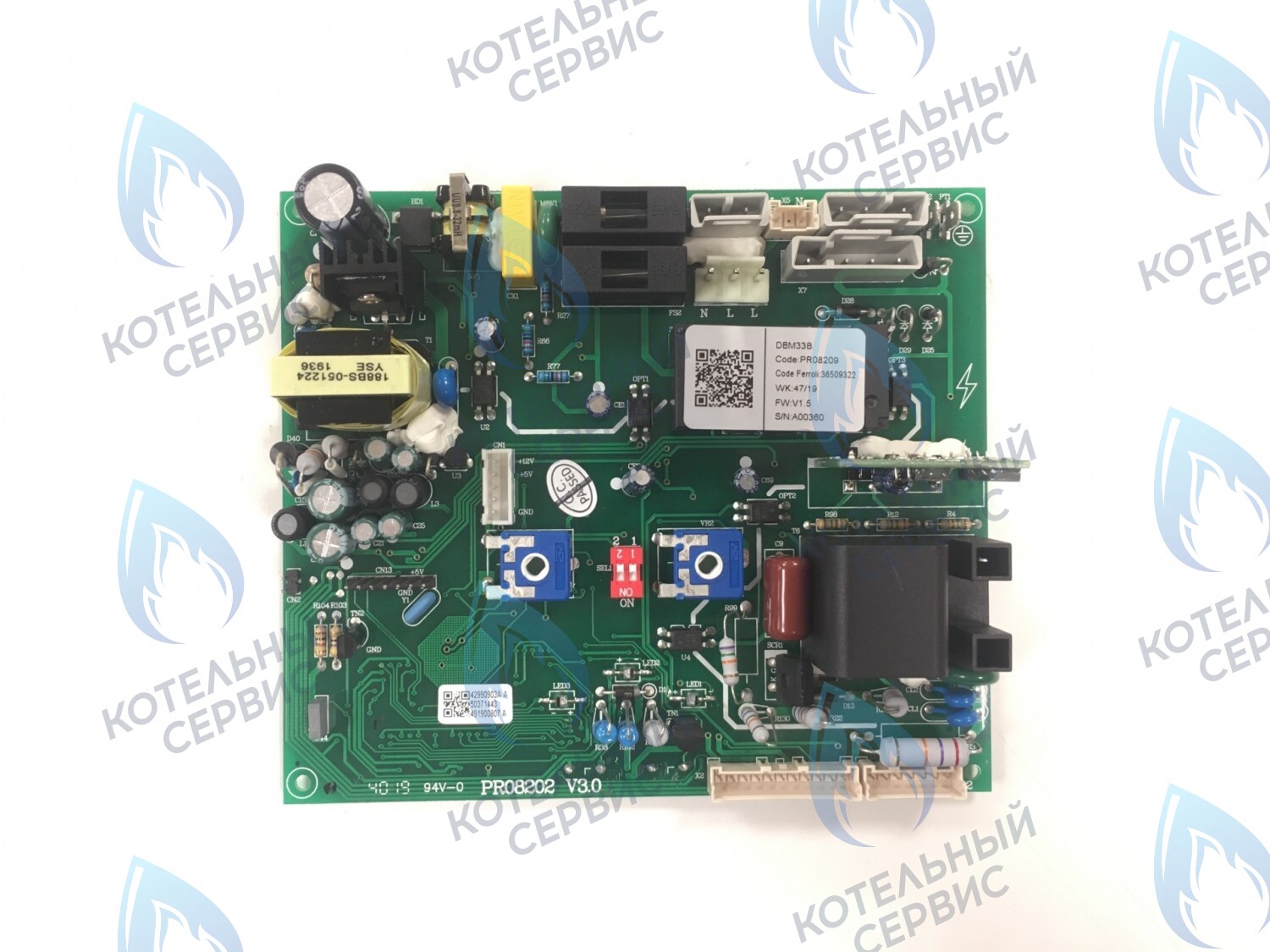 Плата управления DBM33B Ferroli Domina N c OpenTherm (39848640, 39848641, 36509320, 36509321, 36509322)
