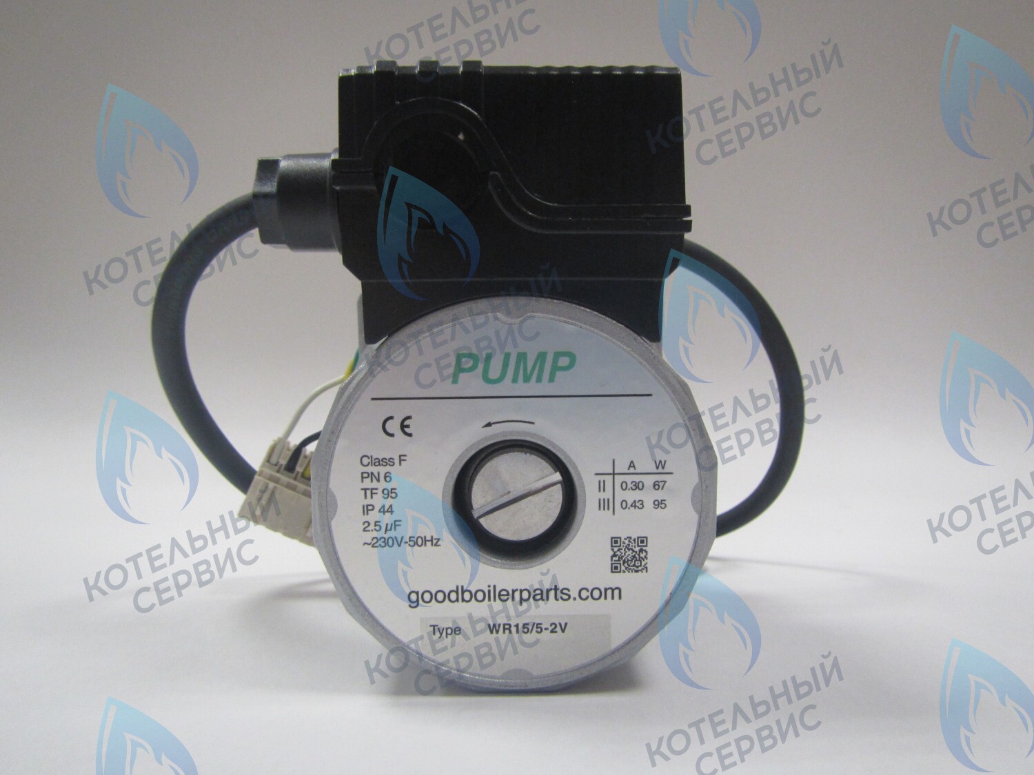 Двигатель насоса WR15/5-2V (против часовой стрелки) PROTHERM Пантера 25 KTV H-RU (0020197548), Гепард, Пантера V.19 (только для ТУРБО!) (0020097216) (замена WILO INTVACL 15/5-2)