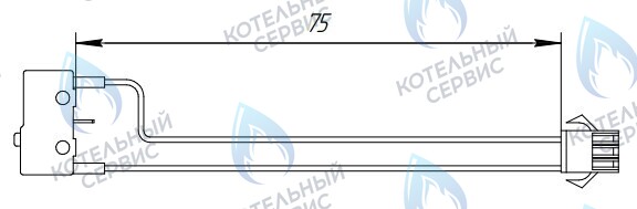 Микровыключатель (2 провода)