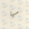 Клипса крепления датчика перегрева на теплообменник BAXI