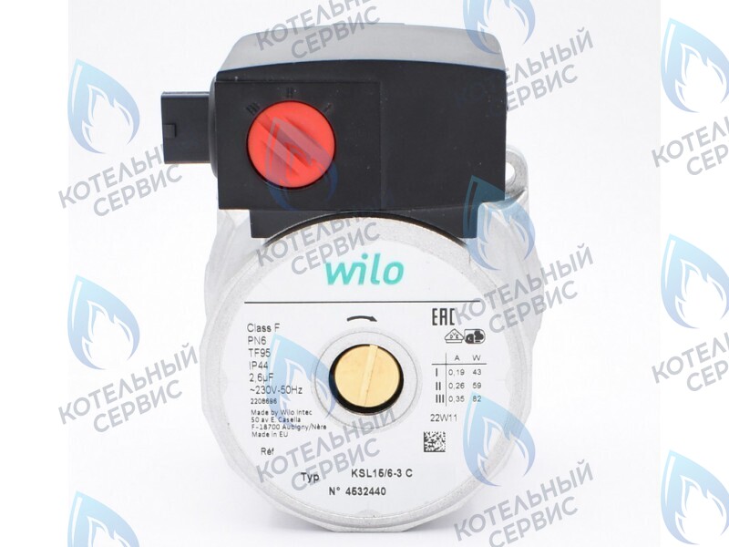 7876468 Циркуляционный насос WILO 15/6 для Vitopend 100-W A1HB/A1JB 30 кВт/29,9кВт (старый артикул 7856965)