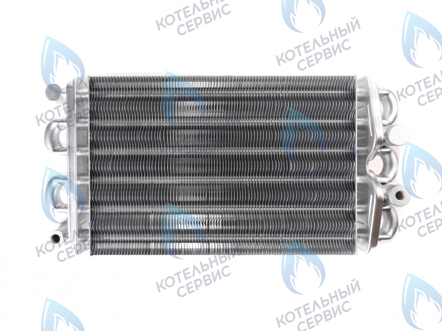 Теплообменник битермический сдвоенный с кольцевыми прокладками BAXI MAIN, MAIN DIGIT, MAIN Four 24кВт (5663720)