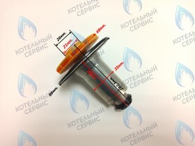 Втулка ротор насоса (против часовой стрелки) аналог WILO 12/5, 15/5 (втулка 35мм, колесо 68/21мм)