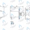Соленоид водонагревателя Neva Comfort, BaltGaz, Vektor, OASIS, Zanussi (аналог)	850	800	800